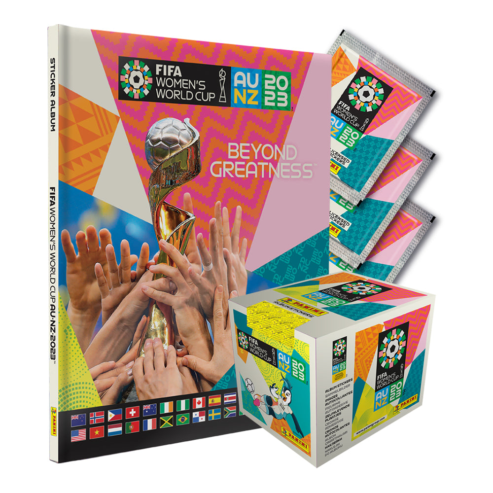 Álbum Tapa Dura + 1 Caja X 50 Sobres Fifa Mundial Femenino Australia 2023