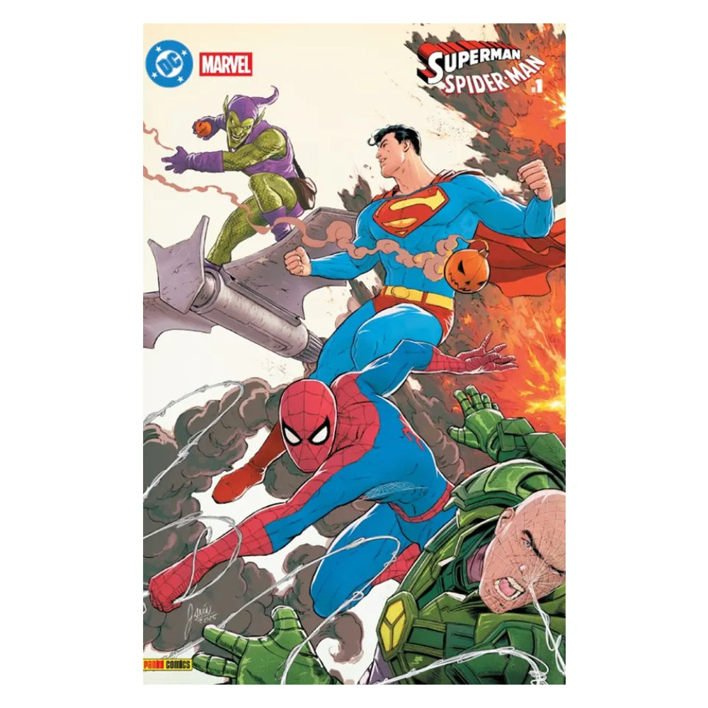 Superman Spider-Man N.01 Variante 2 (Mikel Janín) QSSPI001V2 Panini_001