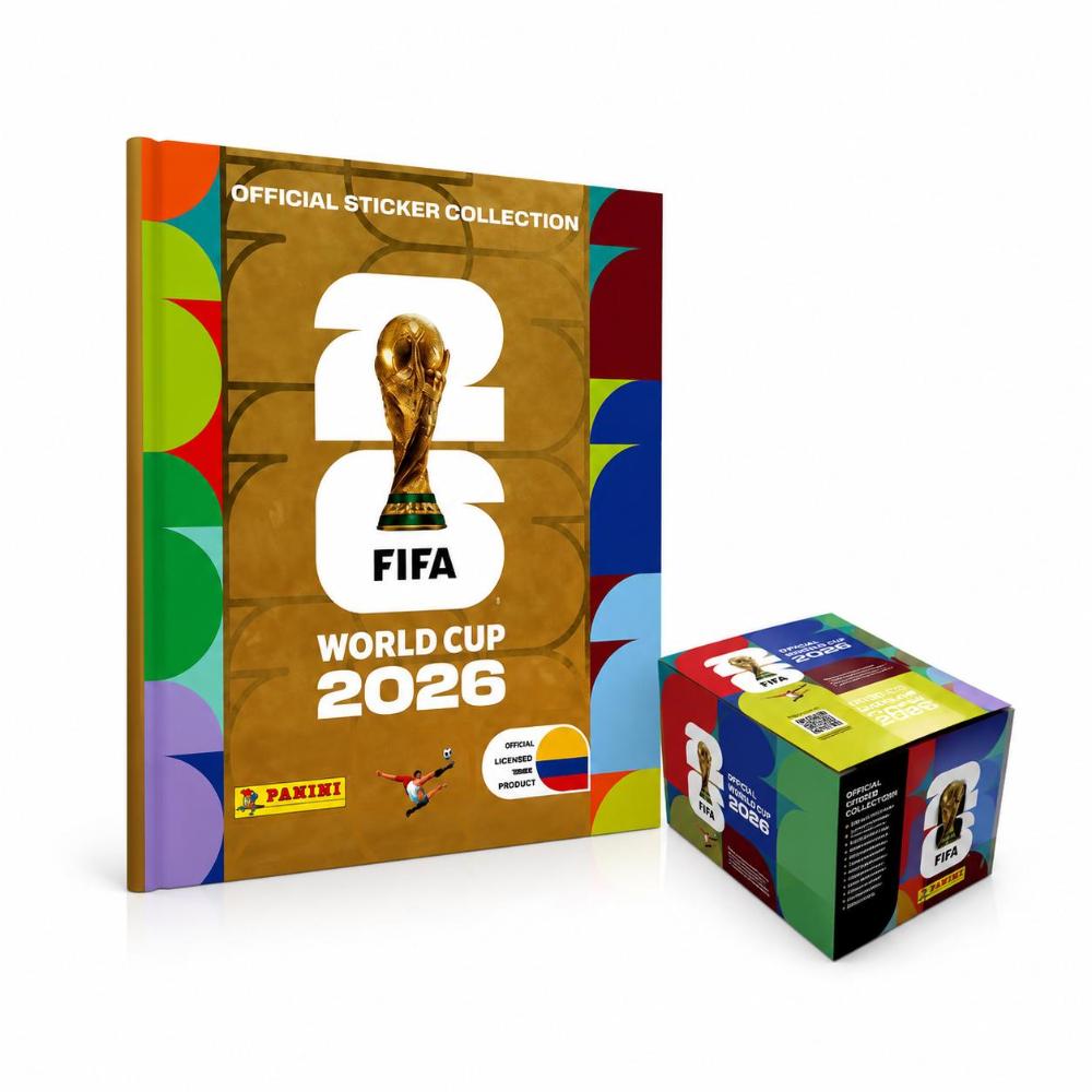 COMBO ALBUM PASTA DURA + DISPLAY X 104 SOBRES COPA MUNDIAL FIFA 2026