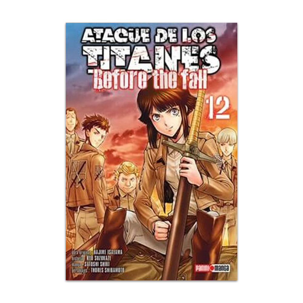 Ataque De Los Titanes Before The Fall N. 12 QMBFA012 Panini