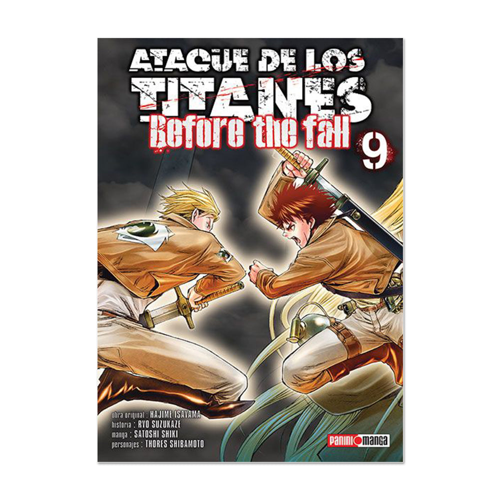 Ataque De Los Titanes Before The Fall N. 9 QMBFA009 Panini_001