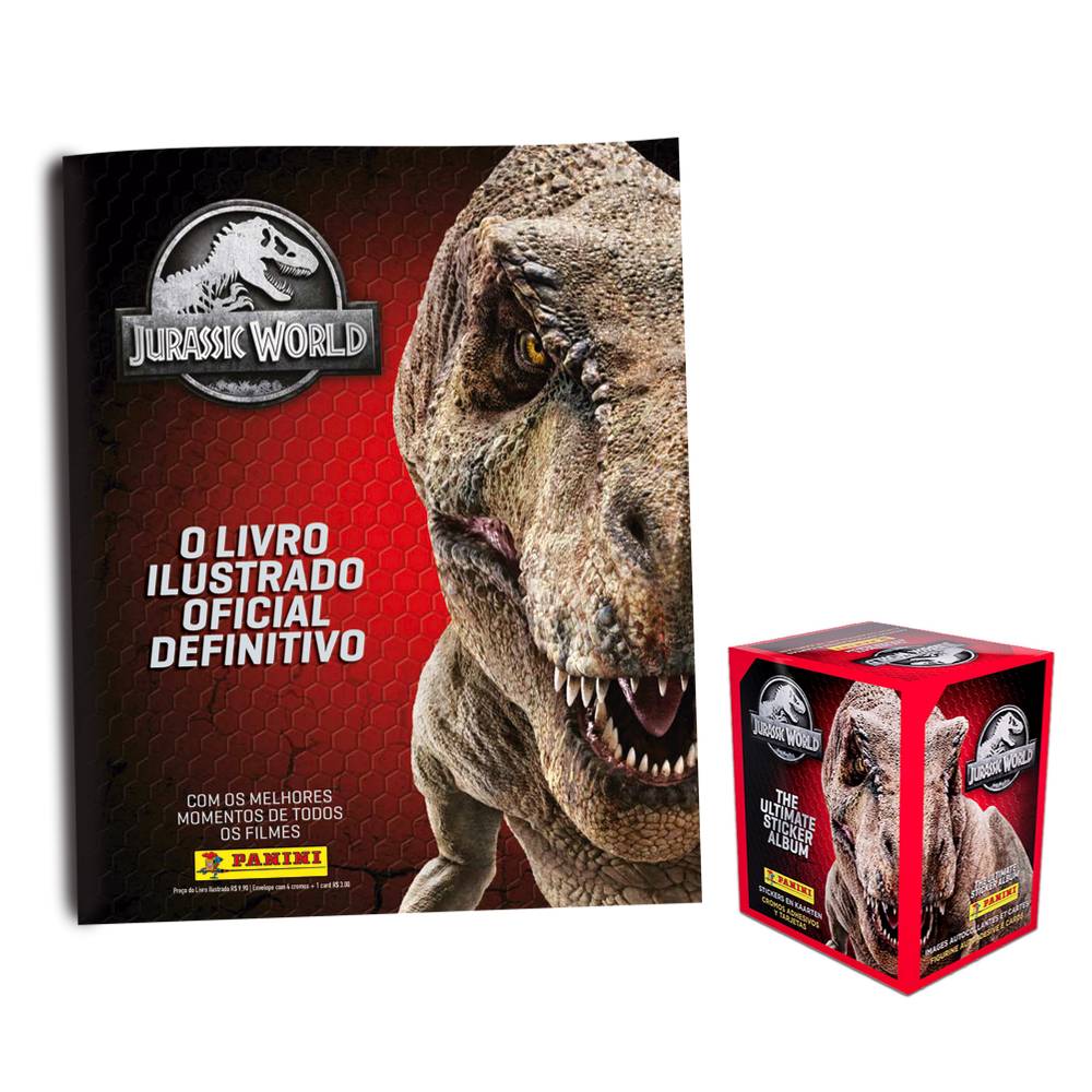 Combo Jurassic World Anthology Álbum + 36 Sobres