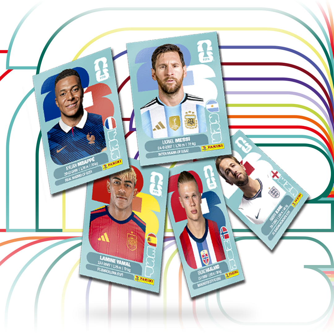 Kit de Actualización del álbum Copa Mundial FIFA 2026 de Panini, set de 120 stickers