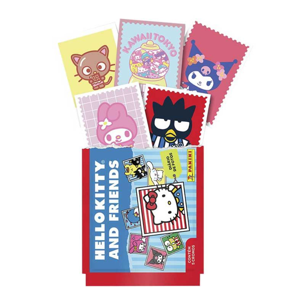 Hello Kitty Y Amigos 2025 Sobre X5 Stickers Surtido Sorpresa