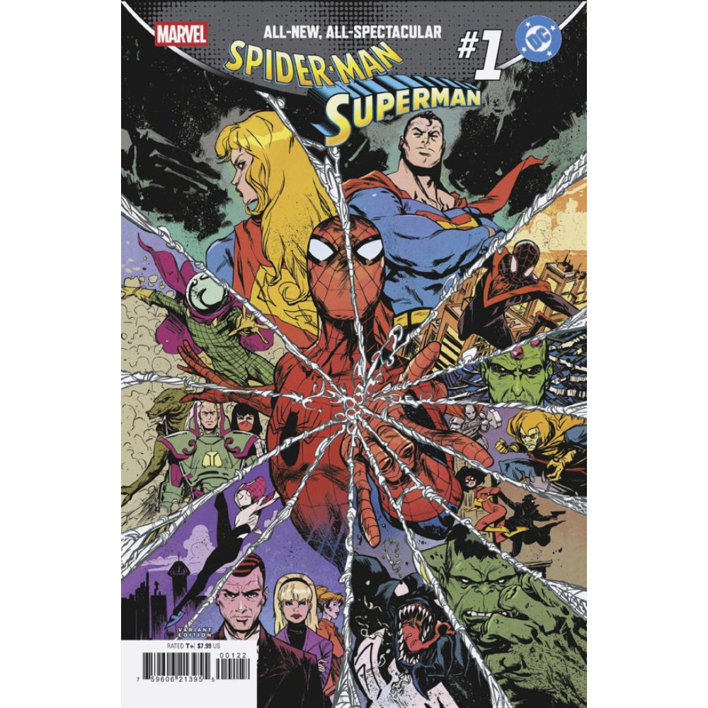 SPIDER MAN-SUPERMAN N.01 VARIANTE 3 / SANFORD GREENE