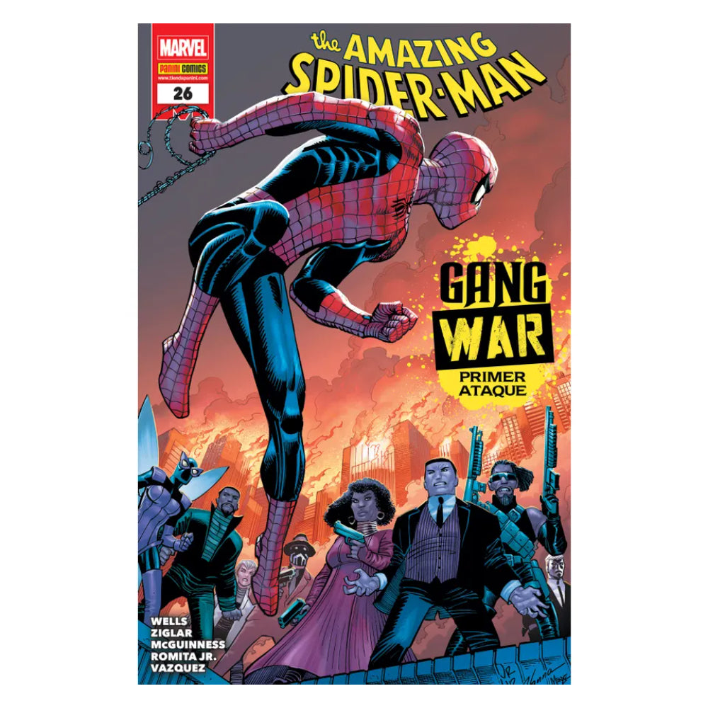 The Amazing Spider-Man N.26 Gang War Primer Variante QASPI026 Panini_001