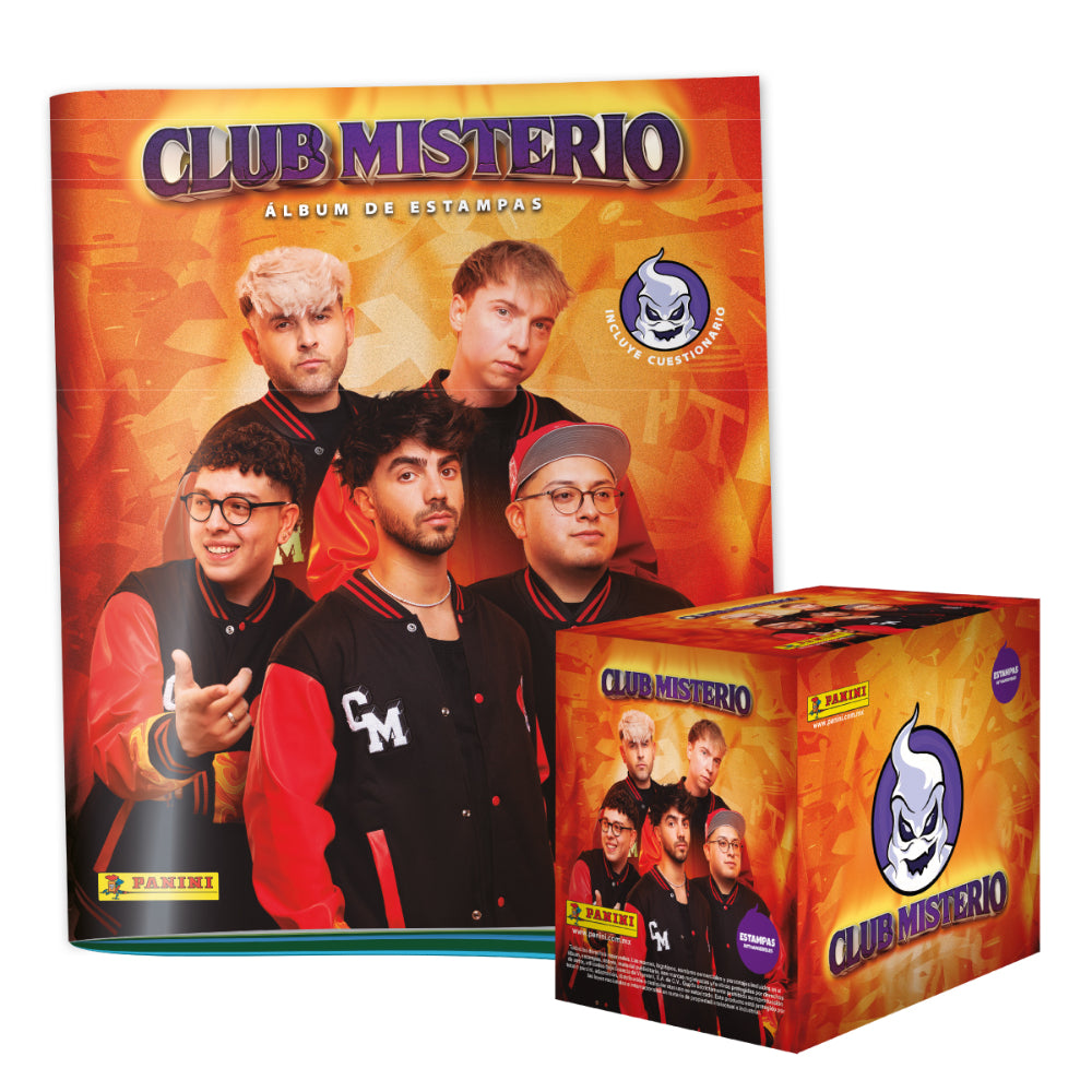 ALBUM + CAJITA X 50 SOBRES CLUB MISTERIO 2026