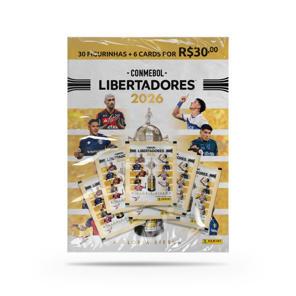 ALBUM TAPA BLANDA + CAJITA X 50 SOBRES CONMEBOL LIBERTADORES 2026