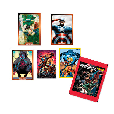 Sobre X 4 Stickers + 1 Carta Marvel Versus