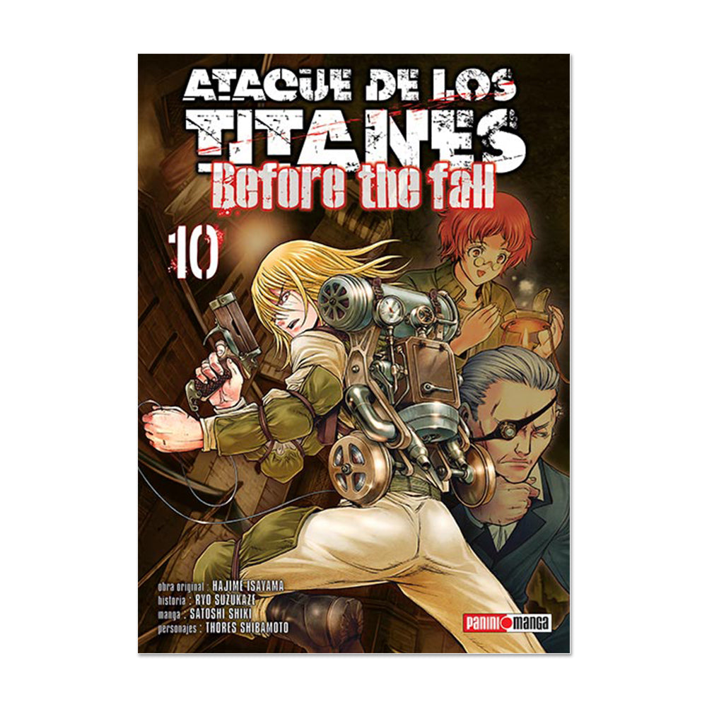 Ataque De Los Titanes Before The Fall N. 10 QMBFA010 Panini_001