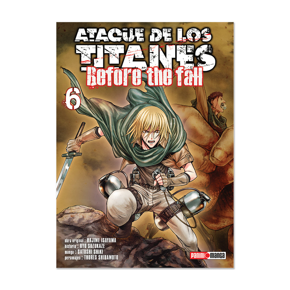 Ataque De Los Titanes Before The Fall N. 6 QMBFA006 Panini_001