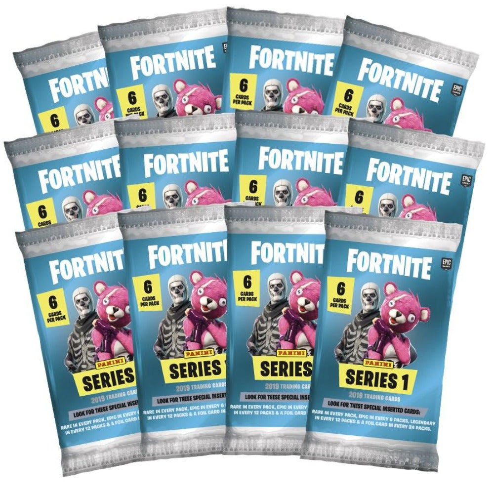 Fortnite Tarjetas Coleccionables X 24 Sobres C/U 6 Cartas