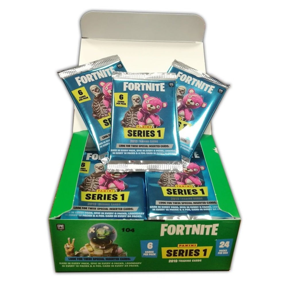 Fortnite Tarjetas Coleccionables X 24 Sobres C/U 6 Cartas